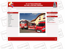 Tablet Screenshot of feuerwehr.kottinghoermanns.at